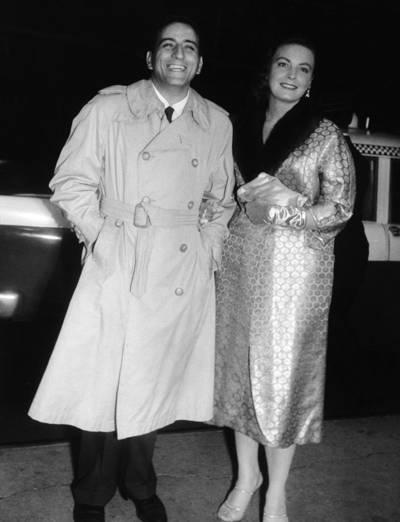 Patricia Beech with tony bannett